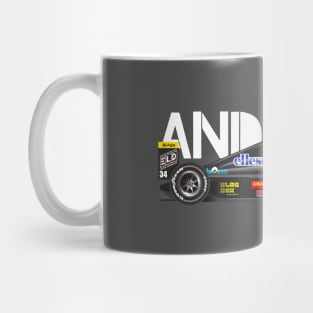 Andrea Moda F1 Illustration Mug